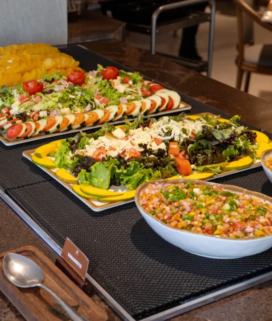 Gastronomia do Hotel Maceió Atlantic Suítes