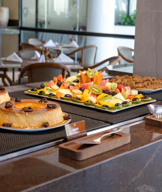 Gastronomia do Hotel Maceió Atlantic Suítes